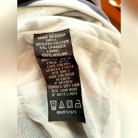 Vince Camuto Nautical One Shoulder Dress SZ XS - Picture 4 of 4